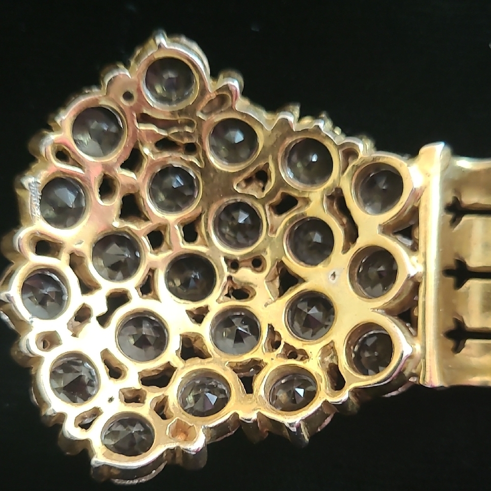 Vintage Rhinestone Dress Or Fur Clip - Picture 7 of 16